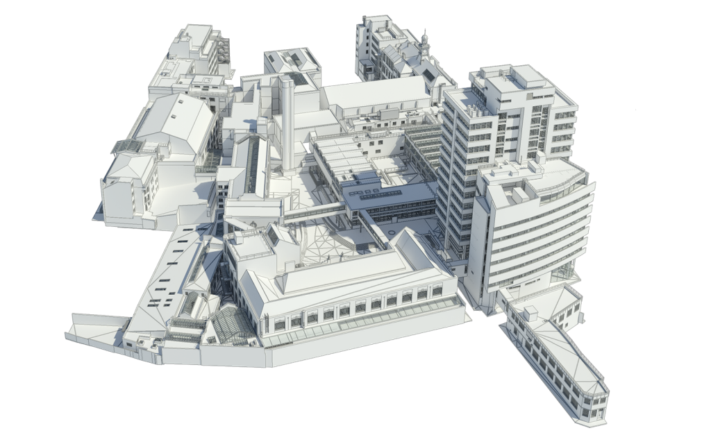 complete digital model of Islington campus